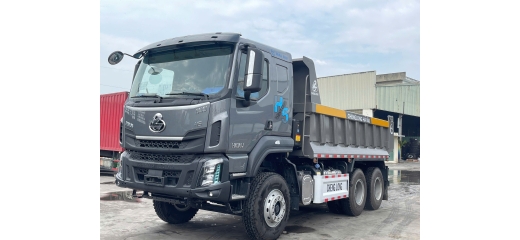 BEN 3 CHÂN (6X4) 350HP THÙNG H - CẦU DẦU
