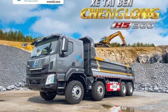 BEN 4 CHÂN (8X4) 360HP - CẦU LÁP (THÙNG U)